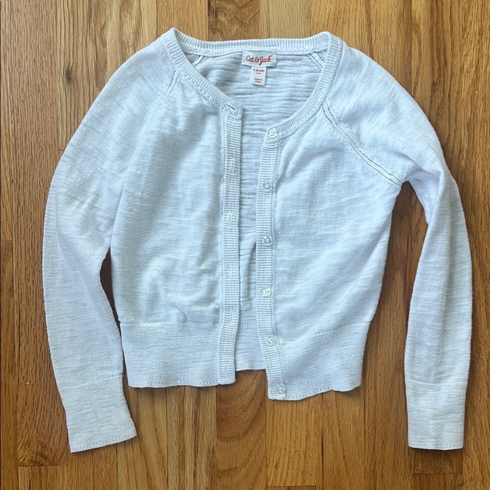 3 for $20 - Cat & Jack White cardigan